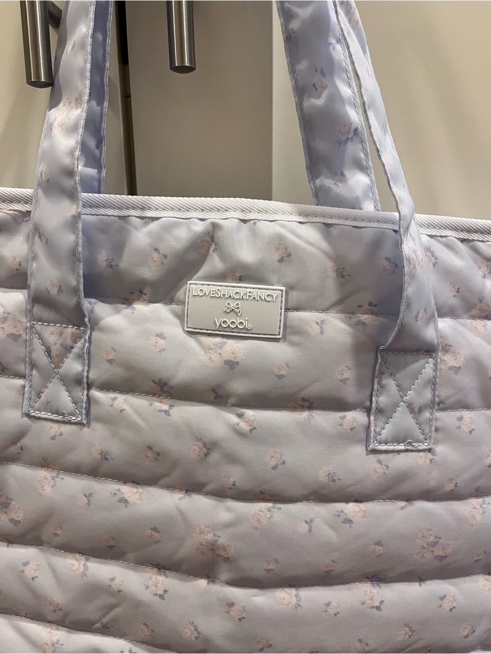 LoveShackFancy x Target - Yoobi
Everblooming Rosettes Ditsy Quilted Tote
Bag - Picture 7 of 11